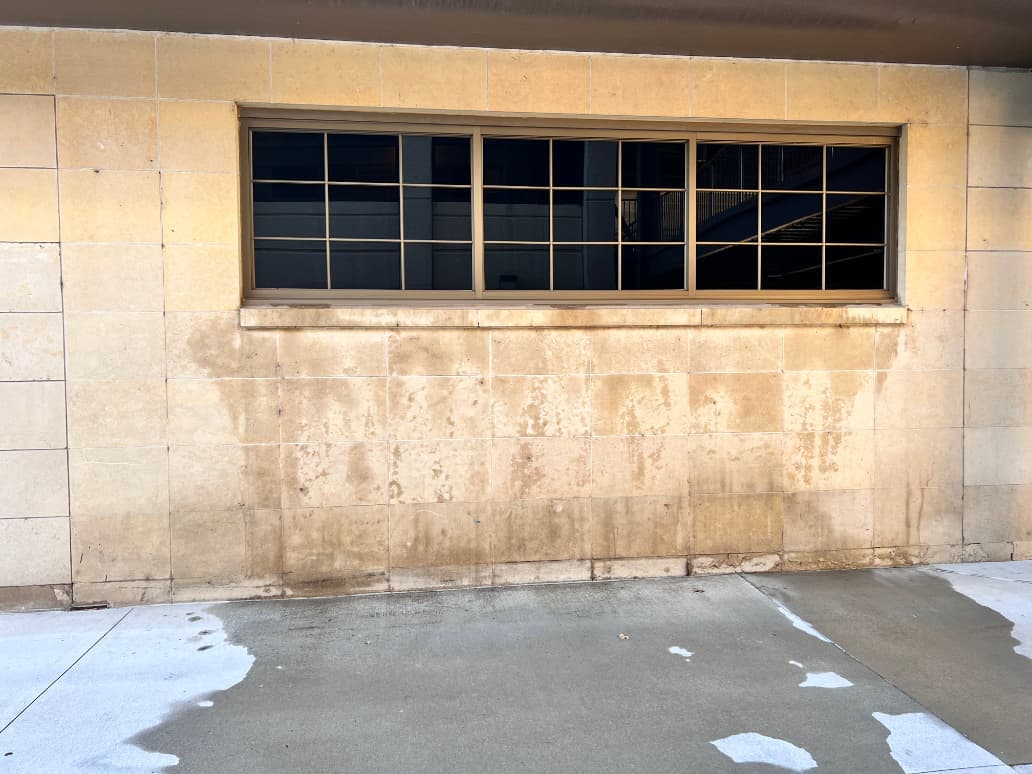 Commercial windows after Hawk Wash cleaning